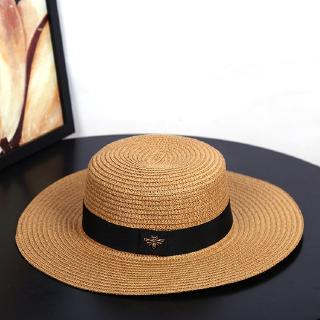 สินค้า หมวกฟางหมวกชายหาด Politeness Star Same Little Bee สไตล์ยุโรปและอเมริกาสีทอง