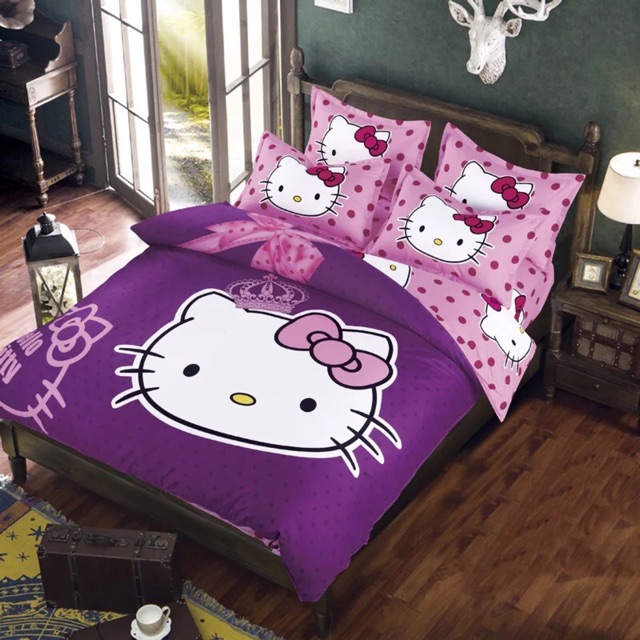 ชุดเครื่องนอนพรีเมี่ยม-ลายhello-kitty