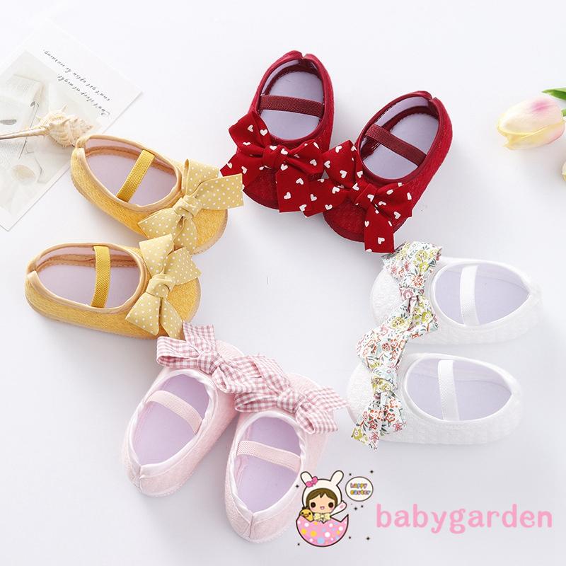 babygarden-รองเท้าส้นแบน-พื้นนิ่ม-ประดับโบว์-ยืดหยุ่น-กันลื่น-สําหรับเด็กผู้หญิง-ใส่ในร่ม-กลางแจ้ง