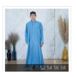 ภาพขนาดย่อของภาพหน้าปกสินค้าชุดมุสลิมชาย โต๊ปชายแขนยาว มี 6 สี 6 ไซส์ จากร้าน sesanoah บน Shopee