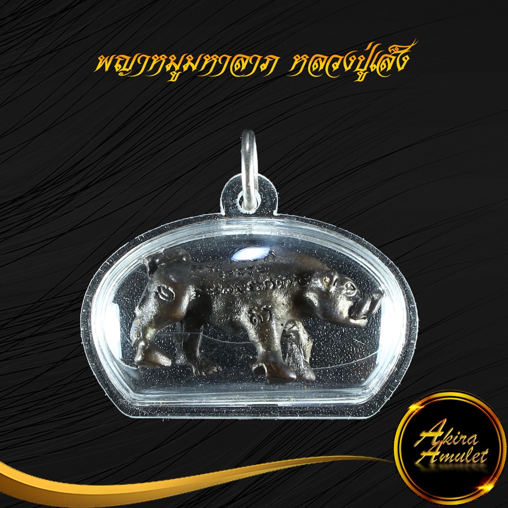 จี้-หมูป่ามหาลาภ-พญาหมูมหาลาภ-หลวงปู่เส็ง-จันทรังสี-วัดบางนา-อ-สามโคก-จ-ปทุมธานี-พร้อมเลี่ยมกรอบพลาสติกหนาพิเศษ