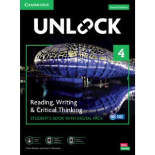 DKTODAY หนังสือ UNLOCK READ&WRITE 4:SB WITH DIGITAL PACK (2ED)