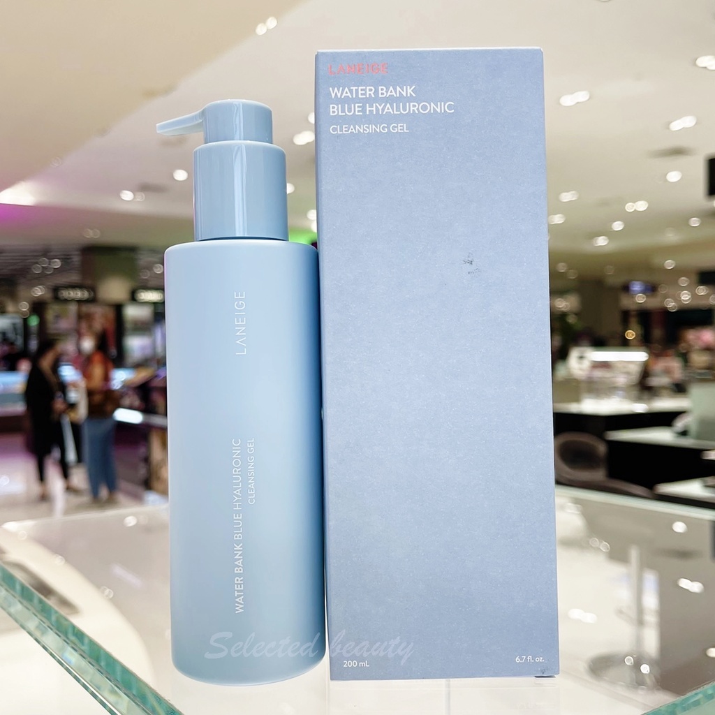 laneige-water-bank-blue-hyaluronic-cleansing-gel-200-ml-คลีนซิ่งเจลทำความสะอาดเครื่องสำอางค์