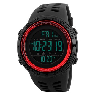 สินค้า SKMEI 1251 50m นาฬิกาข้อมือดิจิตอล กันน้ำ - สีแดง
