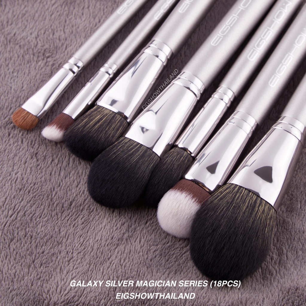โค้ด-ly8qw-ลดเพิ่ม-40-ชุดแปรงแต่งหน้า-18-ชิ้น-eigshow-magician-series-สี-galaxy-silver