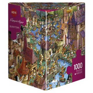 HEYE: BUNNY TOWN by François Ruyer (1000 Pieces) [Jigsaw Puzzle]