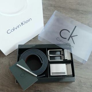 Calvin Klein เข็มขัด + หัวเข็มขัด 2 ชิ้น