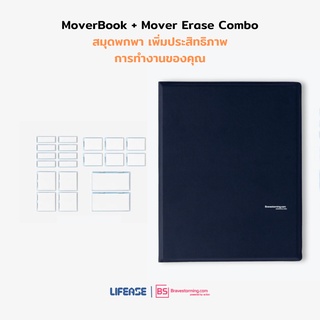 ภาพหน้าปกสินค้าสมุดแบบพกพาจาก Bravestorming มาพร้อมกับ Mover Erase ลบแล้วเขียนใหม่ได้เลย ประหยัดไม่เปลืองกระดาษ ที่เกี่ยวข้อง