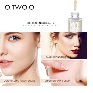 O.TWO.O ไพรเมอร์เเต่งหน้า  Make Up Liquid Primer 24k Gold Elixir Skin gold primer#9124