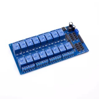 ถูกสุด! 16ช่อง 12 โวลต์รีเลย์โมดูลบอร์ดอินเทอร์เฟซ Optocoupler protection พร้อม LM2575 รีเลย์ 12 โวลต์