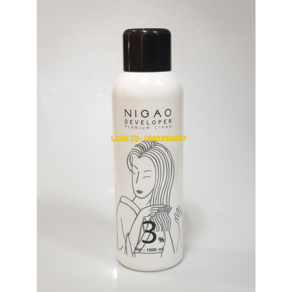 ไฮโดรเจน-นิกาโอะ-1000-ml-nigao-hydrogen-ใช้ผสมกับสีย้อมผม-สีย้อมผม-สีผม-ไฮโดรเจนเปอร์ออกไซด์-ไฮน้ำนม-ไฮโดรเจนน้ำนม