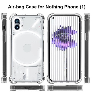 เคสโทรศัพท์มือถือ TPU นิ่ม แบบใส กันกระแทก สําหรับ Nothing Phone 1 One Phone1 2(1) 6.55 นิ้ว Nothing Phone 2(2)