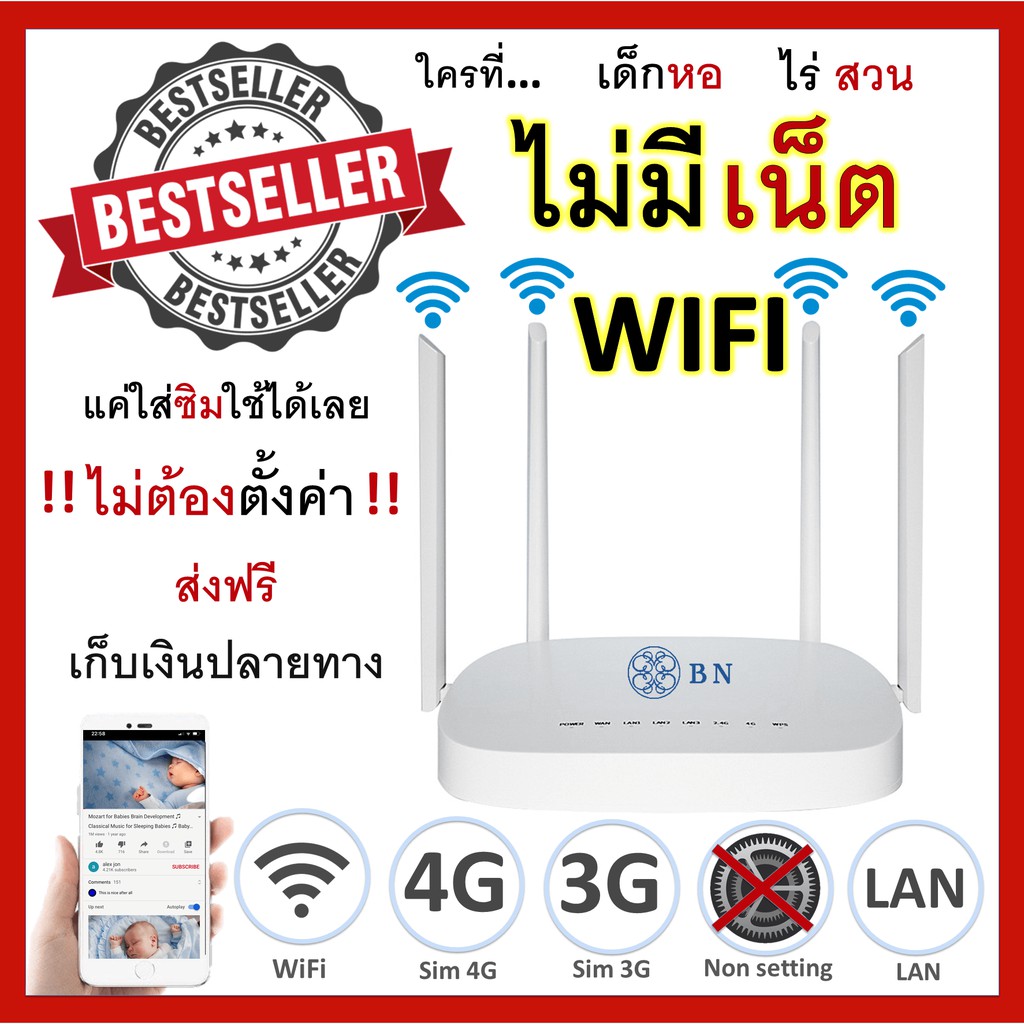 router-4g-ใส่ซิมใช้ได้เลย-ไม่ต้องตั้งค่า-เสียบสายแลนได้-4g-3g-wifi-4g-wireless-router-mifi-4g-wifi-ทุกค่าย-ais-dtac-true