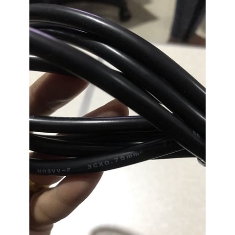 ภาพสินค้าสายไฟ AC Power Cable ขนาดสาย 3x0.75mm (1.8m) US Plug IEC C13 Power Extension Cable For PC Computer TV Projector จากร้าน skaccessoey บน Shopee ภาพที่ 2