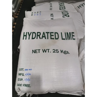 แคลเซียมไฮดรอกไซด์ (ปูนขาว) / Calcium Hydroxide ขนาด 25 กก./​กรุณากดสั่ง​ 1​ ถุงต่อออร์​เดอร์​นะคะ