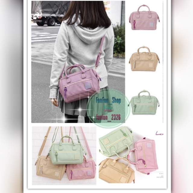 anello-polyester-2-way-mini-boston-bag-จากแบรนด์ดังในประเทศญี่ปุ่น