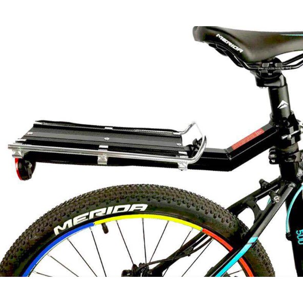 ตะแกรงท้ายจักรยาน-แร๊คท้ายวางของ-วางกระเป๋า-ผลิตจากอลูมิเนียมอัลลอยน้ำหนักเบา-ติดตั้งง่าย