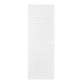 Bathroom door AZLE 70X200 cm. WHITE PZ6 DOOR Door frame Door window ประตูห้องน้ำ ประตูห้องน้ำ UPVC AZLE PZ6 70x200 ซม. ส