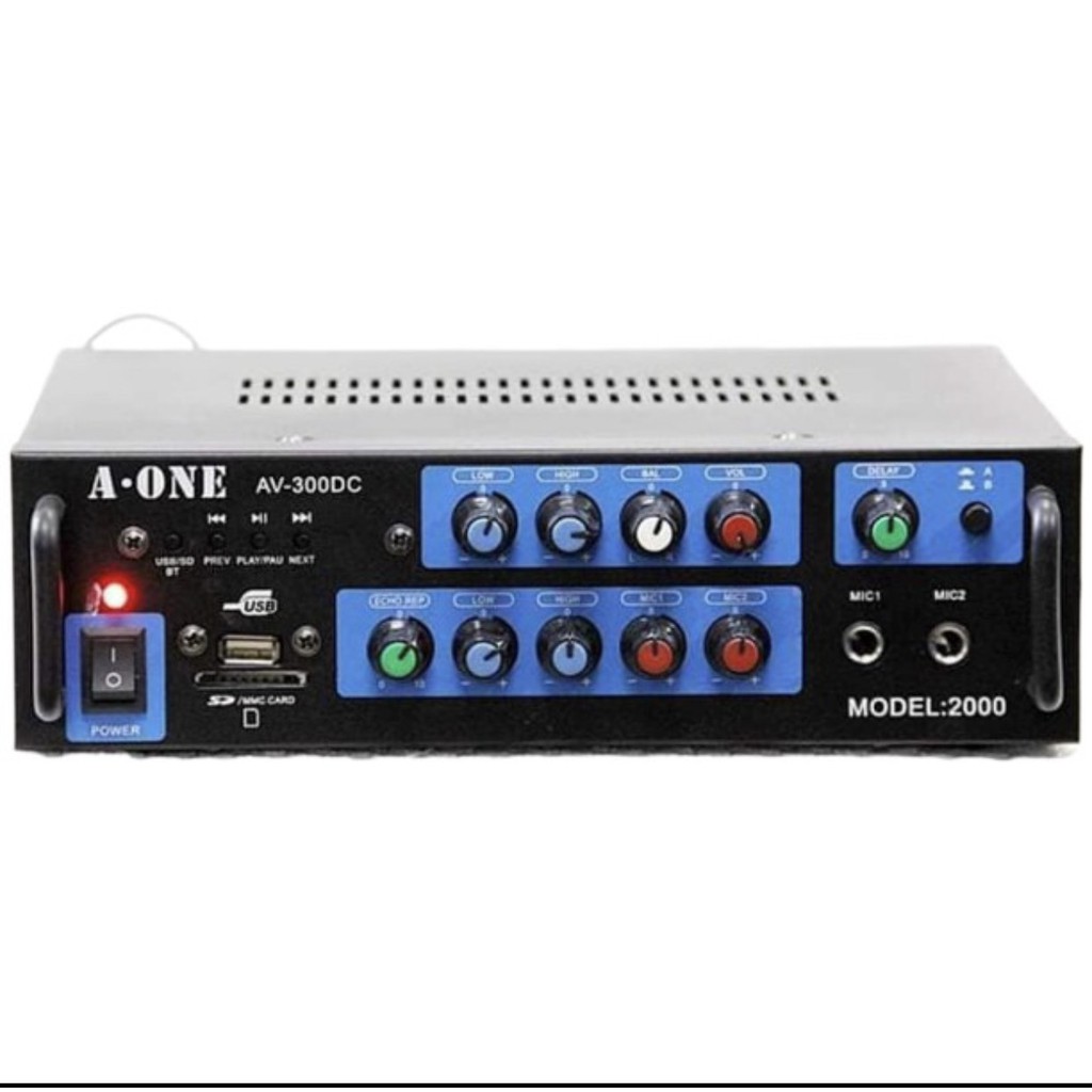 a-one-เครื่องขยายเสียง-ac-dc-bluetooth-เล่น-usb-mp3-sdcard-รถโฆษณา-รุ่น-a-one-2000-ฟรีสาย