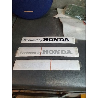 สติ้กเกอร์ produced by honda ติดชายล่าง dio af18 แจ้งสีในแชท