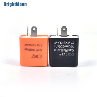 brightmoon ไฟแฟลช led ไฟสัญญาณสําหรับติดรถมอเตอร์ไซค์ 1 ชิ้น