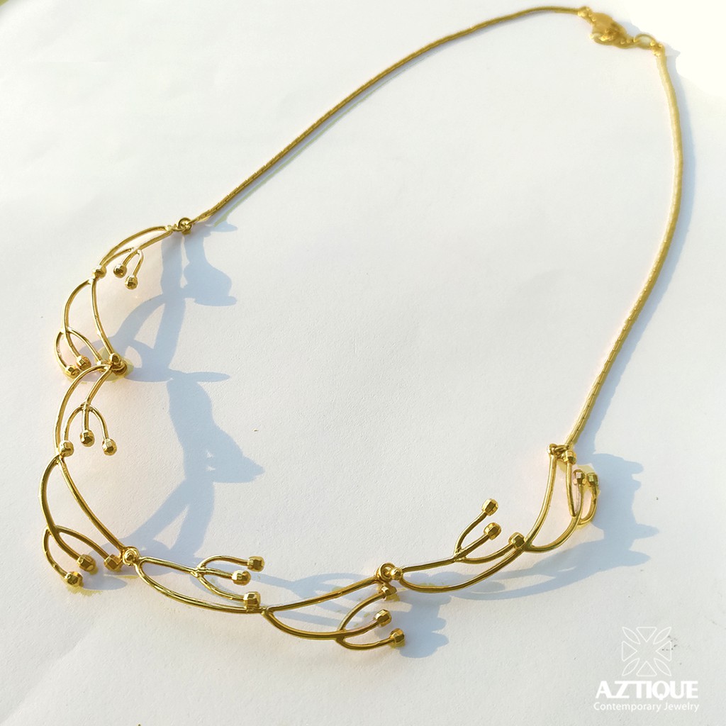 aztique-สร้อยคอเงินแท้-สร้อยคอกิ่งไม้-สร้อยคอ-necklace-jewelry-gifts-handmade-dk