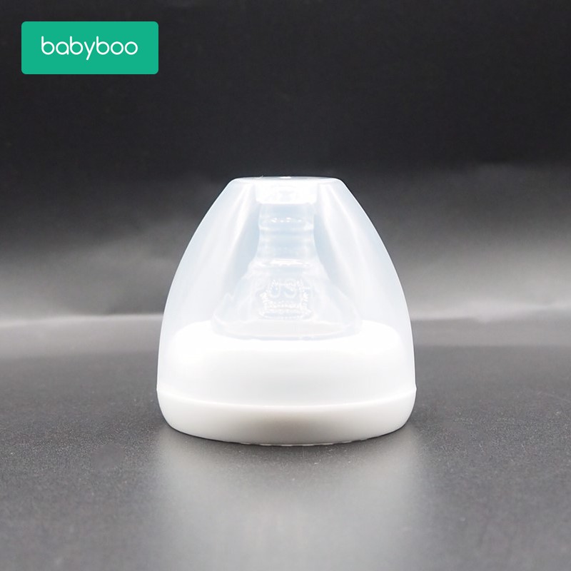 babyboo-เครื่องปั๊มนมคันโยก-ปั๊มมือ-ฟรี-ขวดนม-กรวยซิลิโคน