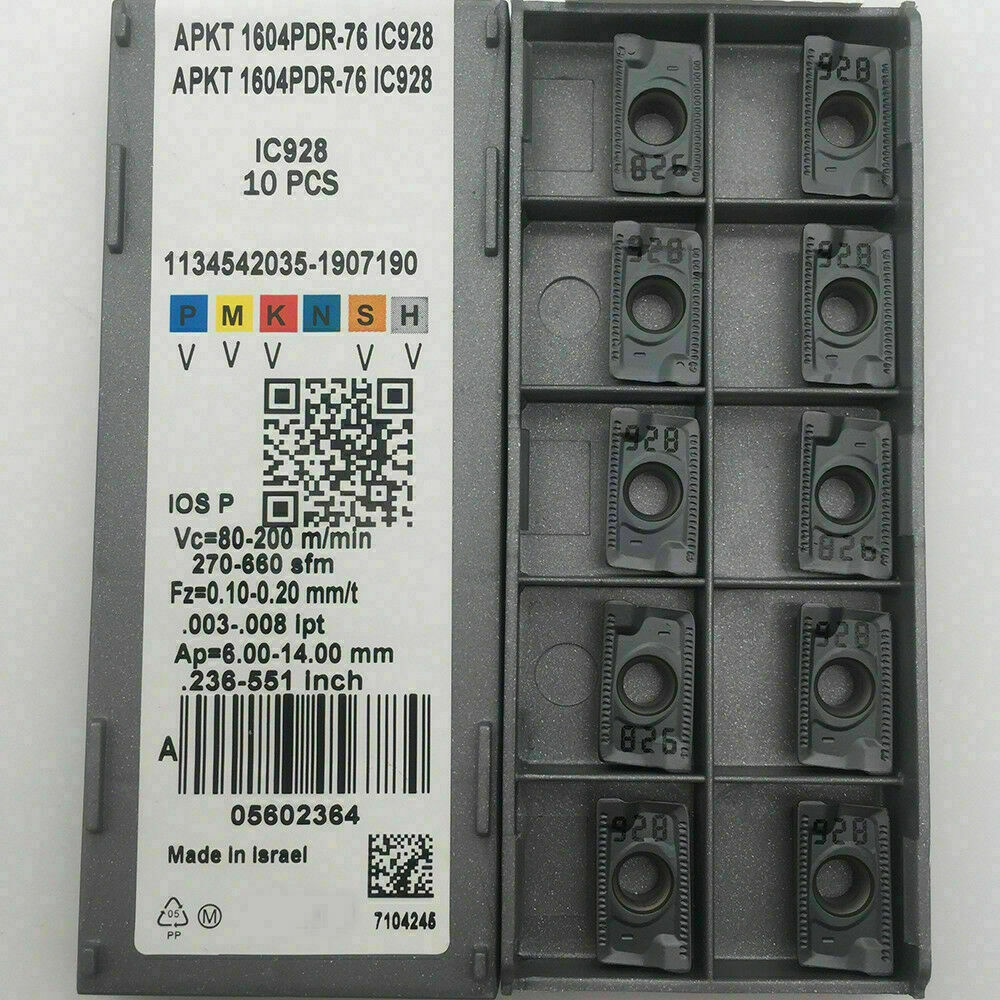 10 Inserti In Carburo Per Tornio APKT1003PDR IC908 &ndash; Prodotti USA