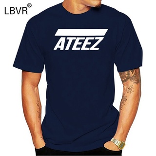 เสื้อยืด ลายวง Ateez สีดํา สไตล์เกาหลีS-5XL