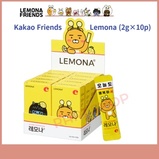 ภาพขนาดย่อของสินค้ามะนาว Kakao Friends x Lemona (2 กรัม 10 แท่ง) วิตามินซี ของแท้