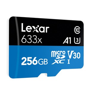 ภาพขนาดย่อของภาพหน้าปกสินค้าLexar 256GB Micro SDXC 633x with SD Adapter จากร้าน legendthailand บน Shopee ภาพที่ 2