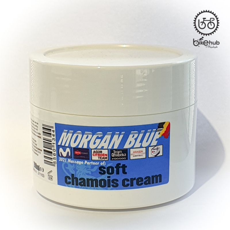 morgan-blue-soft-chamois-cream-200cc-ครีมชามัวช่วยลดการเสียดสีผิวขณะออกกำลังกาย