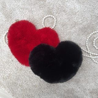 12FEBRUARY | MINI HEART FLUFFY BAG