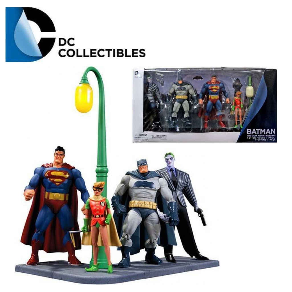 DC Collectibles Dark Knight Returns Action Figure 4 Pack Box Set Shopee Thailand