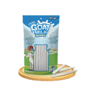 Pet2go Goat Milk Series ขนมนมแพะ นมแพะอัดเม็ด นมแพะแท่ง มีให้เลือก4แบบ ขนาด 100-400 กรัม