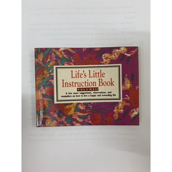 หนังสือ-life-s-little-instruction-book-volume-2