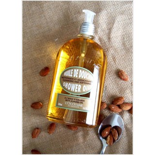 แท้ฉลากไทยลอตปี2022 Loccitane Cleansing And Softening Shower Oil With Almond Oil 500ml