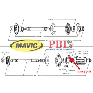 สินค้า #ซ่อมจักรยาน สปริงโม่ Mavic Spring For Mavic Part Number: M40578