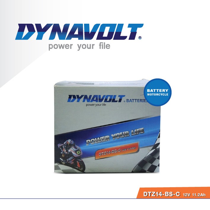 แบตเตอรี่-ไดน่าโวล์ด-battery-dynavolt-dtz14-bs-12v-11-2ah