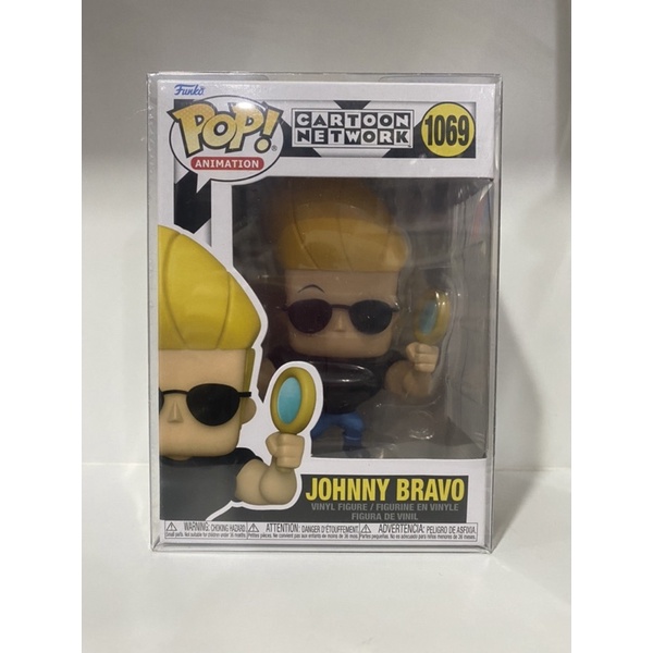 Figurine Pop Johnny Bravo Avec Miroir Et Peigne - Collection Funko - 9.5cm