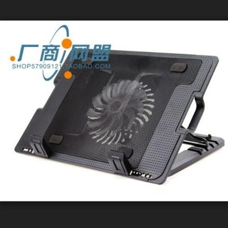 ภาพขนาดย่อของภาพหน้าปกสินค้าZS NoteBook Stand & Cooling Pad พัดลมระบายความร้อนโน๊ตบุ๊คปรับระดับได้ (สีดำ) รุ่น LXN25 จากร้าน zs.123 บน Shopee ภาพที่ 2
