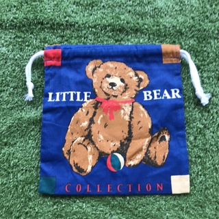 Little bear กระเป๋าผ้าหูรูด