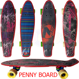 ANDATOY เพนนีบอร์ด Penny Board ขนาด56x15x9cm. พื้นทราย คละสี HT-50