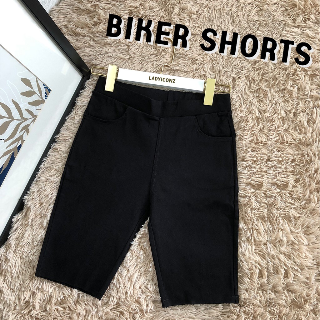 ภาพหน้าปกสินค้าLadyiconz - Biker shorts กางเกงBiker ขาสามส่วน