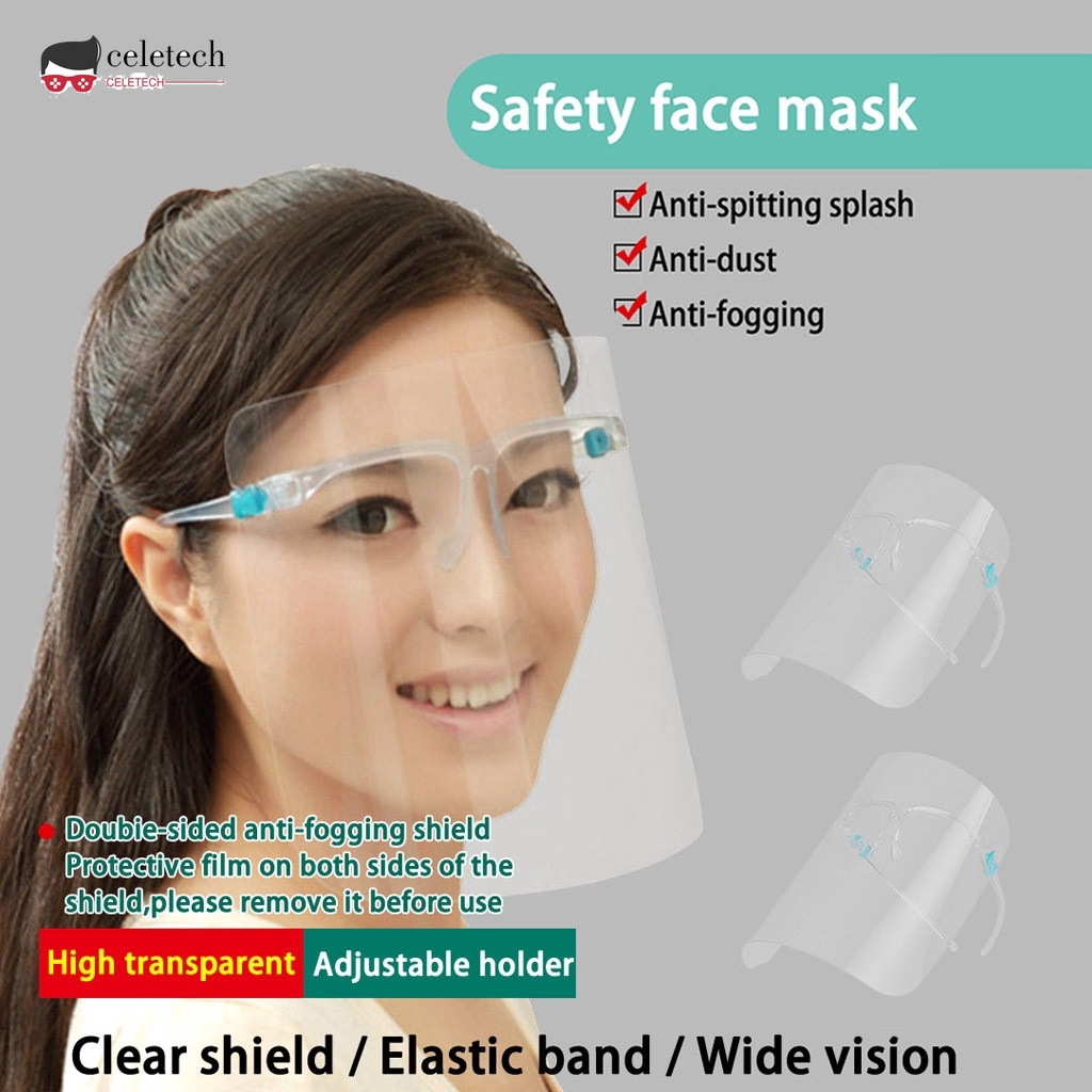 พร้อมส่ง FACE SHIELD เฟสชิว FACE SHIELDS 1 ชุด ประกอบด้วย แว่น 1 ชิ้น
