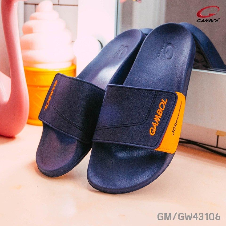 รองเท้าแกมโบล-รองเท้าแตะแบบสวม-gambol-รุ่น-43106-แถบปรับขนาดหน้าเท้าได้-ของแท้-100-ส่งพร้อมกล่อง