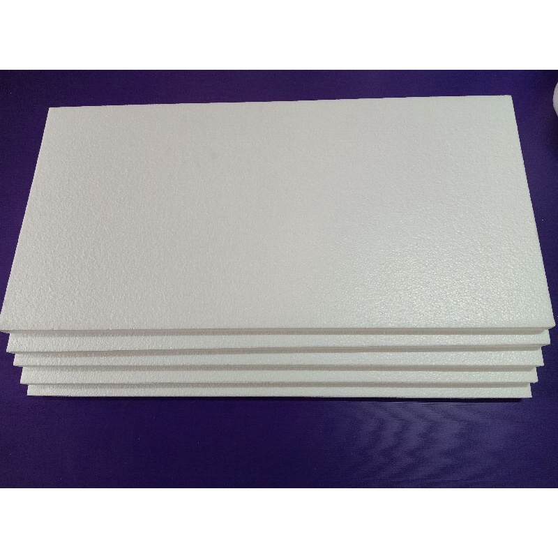 EPS FOAM,โฟมแผ่น 0.65 ปอนด์ ขนาด 60x120cm หนา1" บรรจุ5แผ่น/แพ็คราคา 36