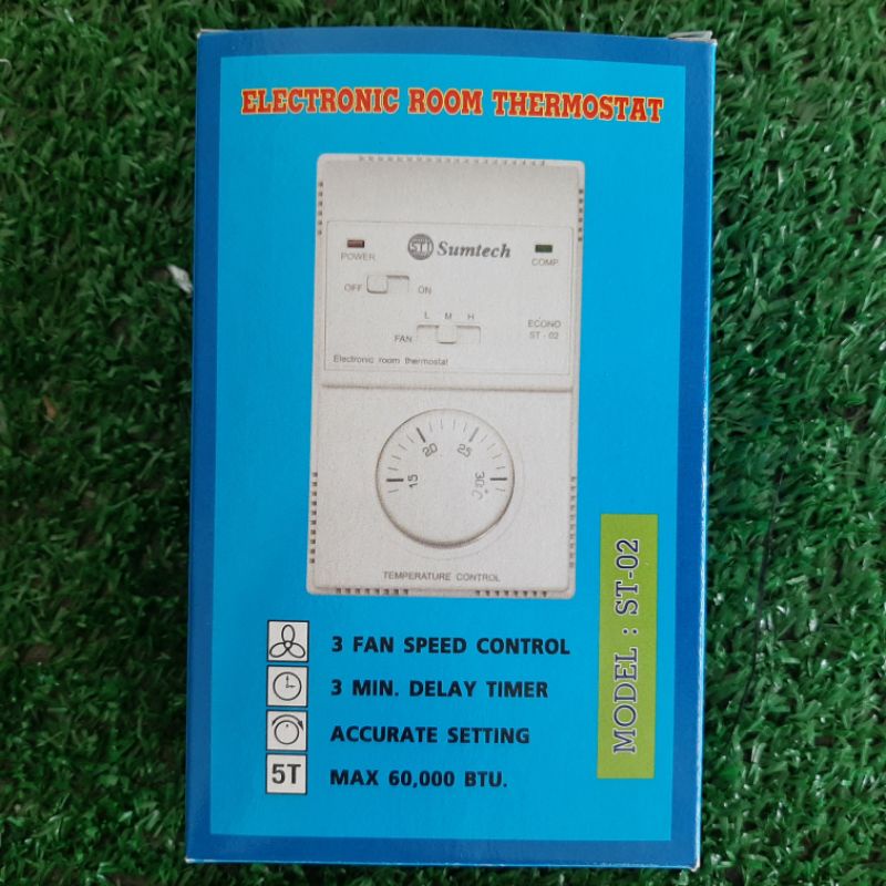 รูมเทอร์โมสตรัทแอร์ Sumtech ST-02 ELECTRONIC ROOM THERMOSTAT | Shopee ...
