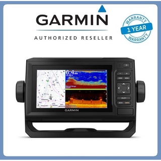 เครื่องหาปลา + GPS รุ่น Garmin ECHOMAP UHD 62cv เมนูไทย+GT24UHD-TM แถมฟรี แผนที่ทะเล Bluechart g3