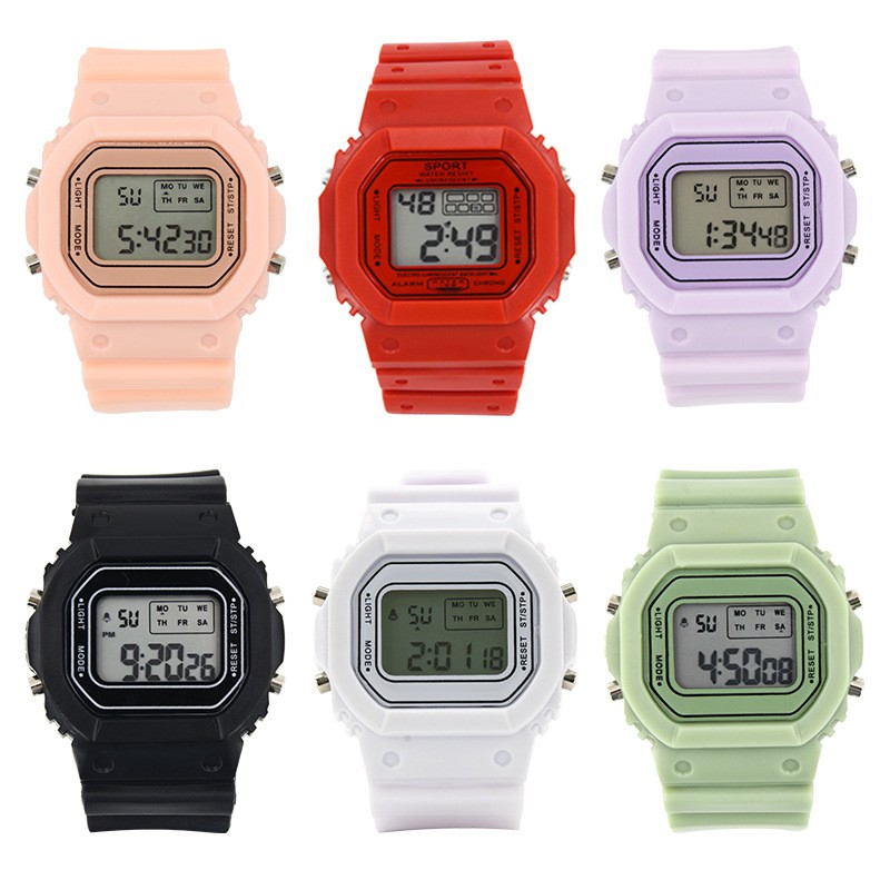 ภาพสินค้าThai.Th นาฬิกาข้อมืออิเล็กทรอนิกส์ มีไฟ LED ใส่เล่นกีฬา สำหรับผู้ชายและผู้หญิง Watch จากร้าน zzxr1982 บน Shopee ภาพที่ 8
